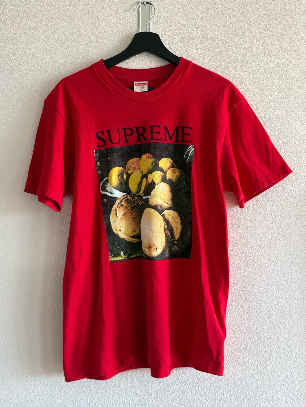 Supreme red fruit bowl tshirt size M